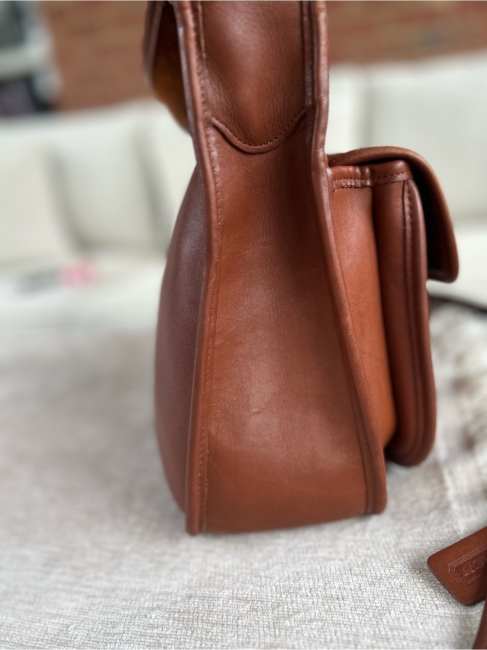EUC Vintage Coach Taft British Tan - Picture 11 of 16